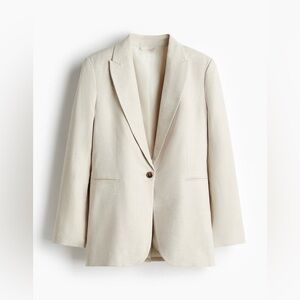 H&M Light Beige Blazer Small